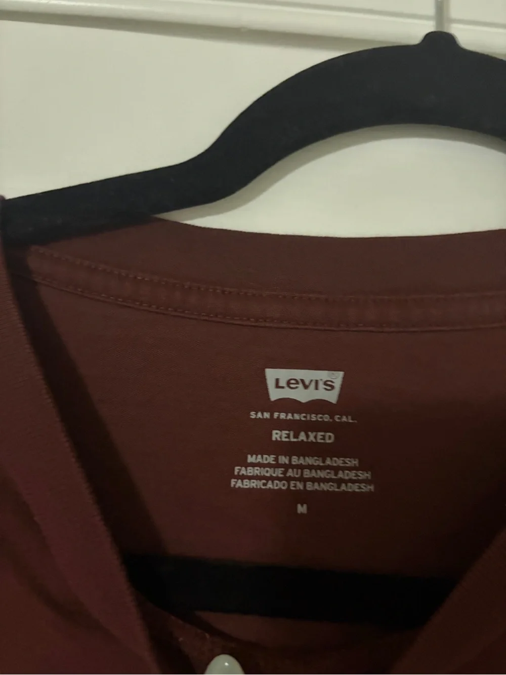 Levi's Men's Dark Brown Short Sleeve Logo Tee